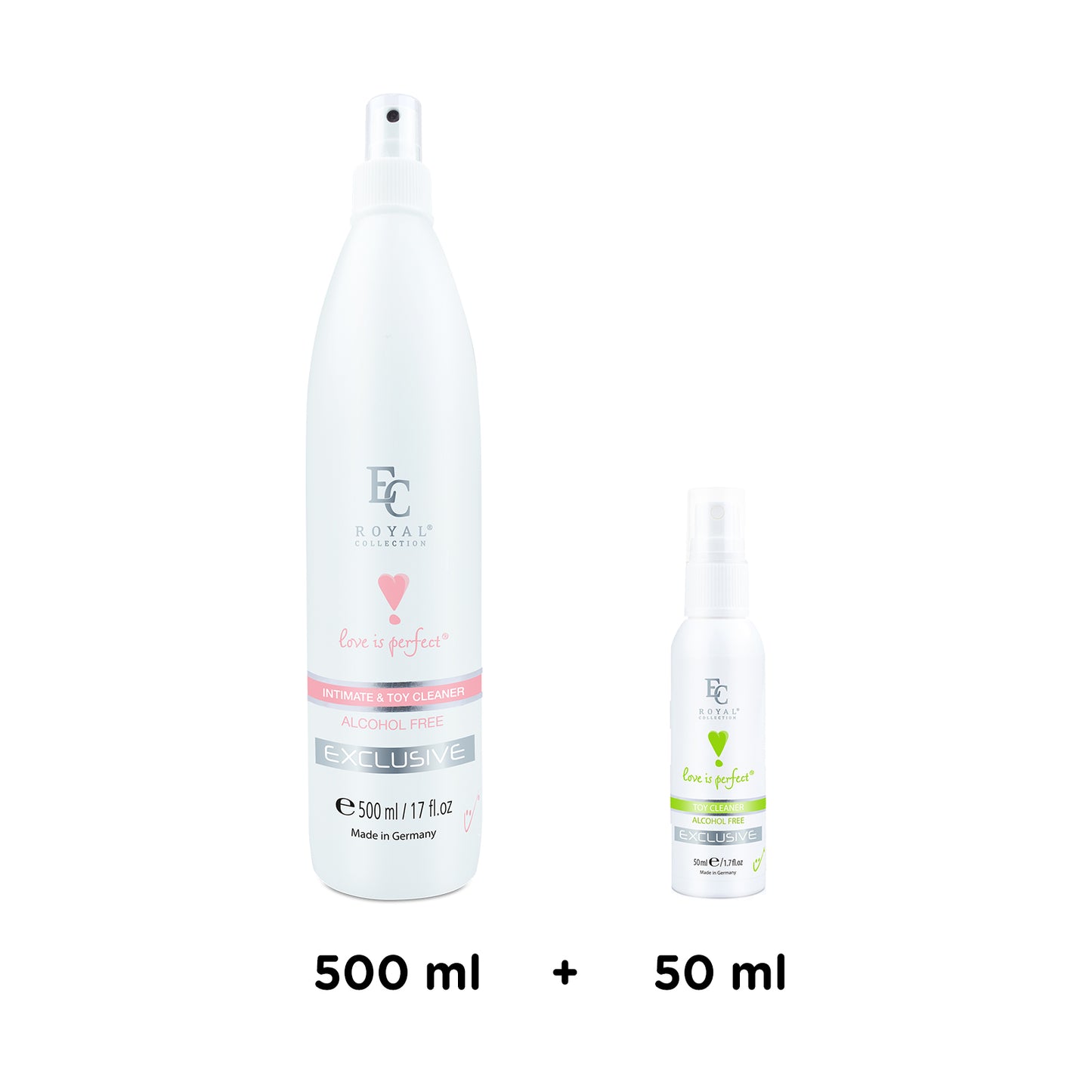 Sada Dezinfekcia - Intimate & Toy Cleaner 500 ml + 50 ml