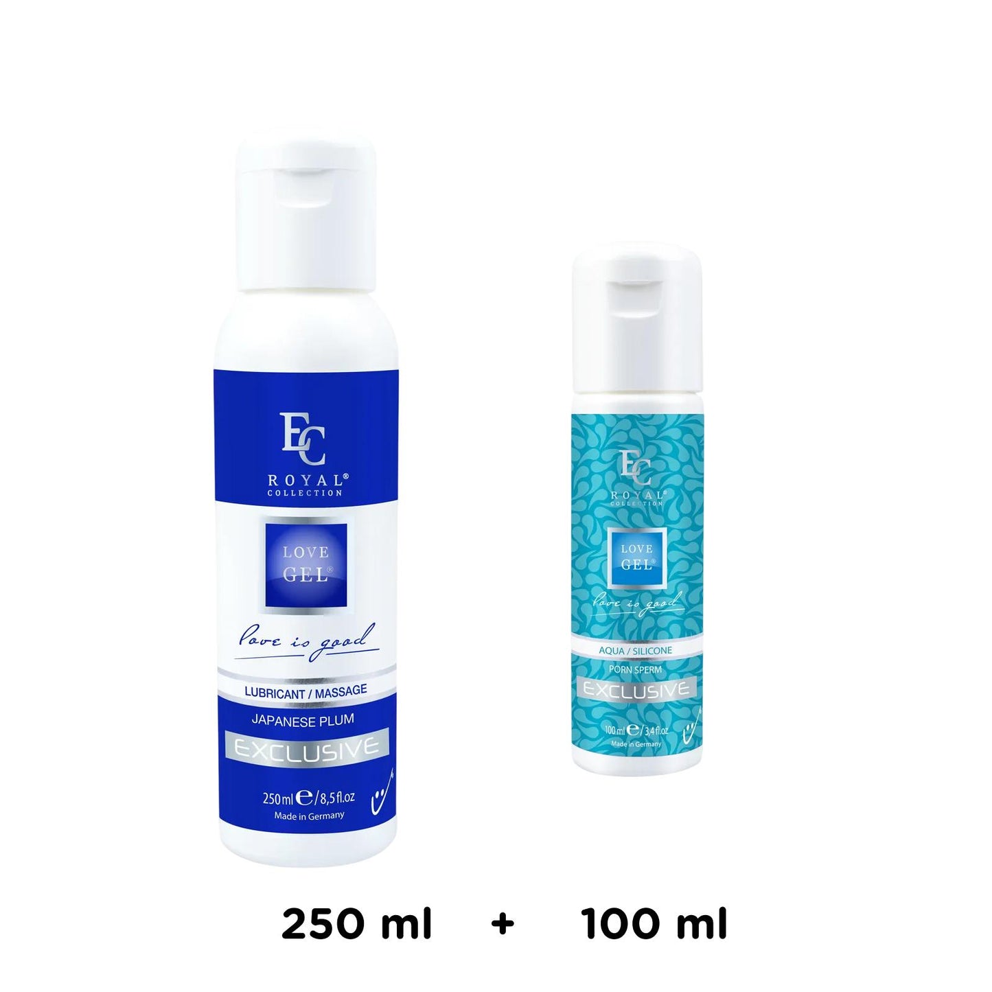 Sada Lubrikantov - Japanese Plum 2v1 + Aqua/Silicone Porn Sperm 100ml