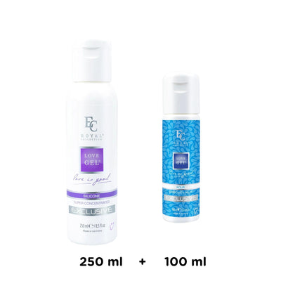 Sada Lubrikantov - Silicone Super Concentrated + Aqua Delay 100 ml