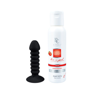 Sada - Análny kolík Andrej a Lubrikant Strawberry 250ml