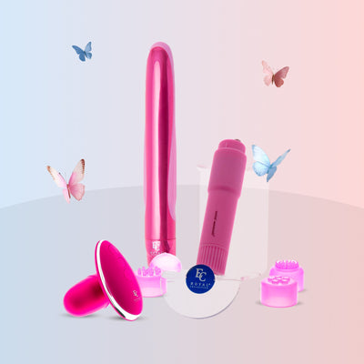 Sada - Vibrátor Sasin, masážna hlavica a vajičko Ingo